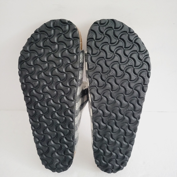 New Birkenstock Men\'s Arizona Rivet Shearling Sandal Plaid Wool ,Size 11 - 11,5 main image 5